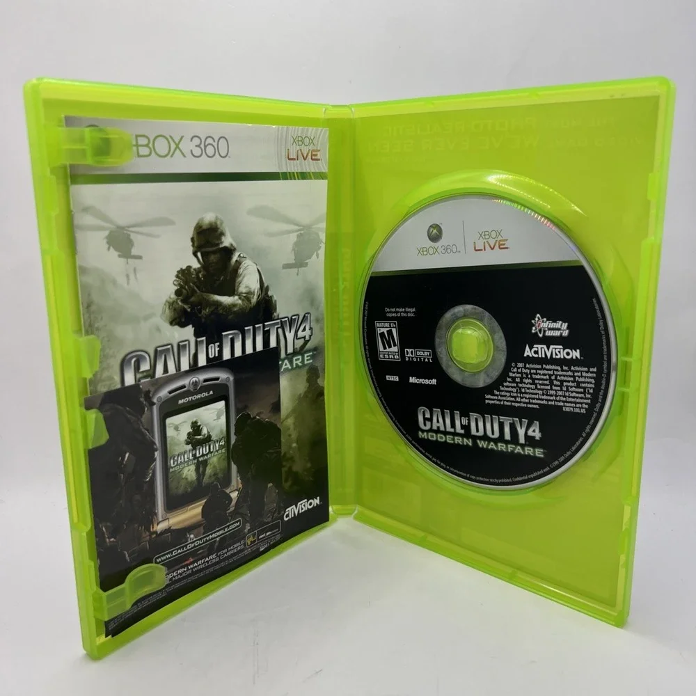 Call of Duty 4: Modern Warfare (Microsoft Xbox 360, 2007) Complete Tested